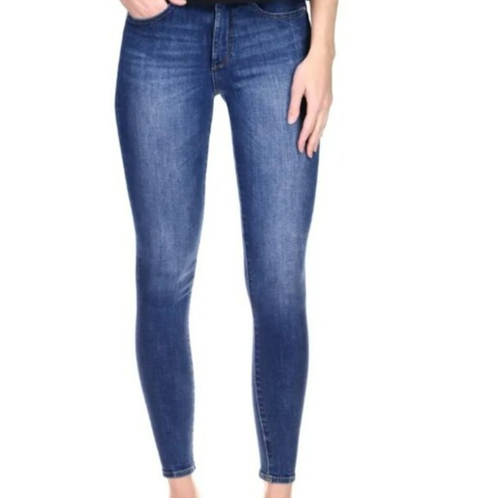 DL1961 Instasculpt Florence Ankle Skinny Distressed Blue Jeans Size 25